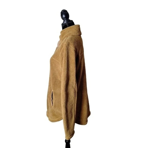 Thread & Supply Womens‎ Fleece Quarter Button-Up Pullover Size Large - Picture 2 of 12